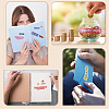 Gorgecraft 9 Sheets 3 Styles Colorful Rectangle Coated Paper Self Adhesive Budget Labels Stickers STIC-GF0001-17-5