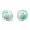 Two Tone Opaque Acrylic Beads SACR-T104-01A-1