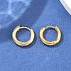 Ion Plating(IP) 304 Stainless Steel Huggie Hoop Earrings EJEW-F111B-13mm-G-4