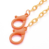 Personalized ABS Plastic Cable Chain Necklaces NJEW-JN02850-01-2