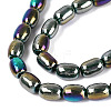 Electroplate Opaque Glass Beads Strands EGLA-Q132-03A-C04-3