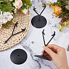 Alloy Crystal Ball Crafts Holder ODIS-WH0030-260EB-3