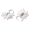 Shell Hoop Earrings for Women EJEW-TA00585-4