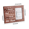 MDF Wood Photo Frames DIY-WH0231-061-2