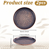 Round Alloy Incense Burner Holder AJEW-WH0609-636-2