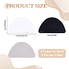 24Pcs 3 Colors Cloth Shoe Heel Repair Patch AJEW-ME0003-19-2