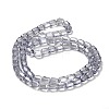 Electroplate Glass Beads Strands EGLA-D030-19M-2