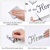 Rectangle PVC Wall Stickers DIY-WH0228-138-6