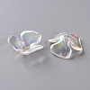 3-Petal Transparent Acrylic Bead Caps LS-X-TACR-S156-016-3