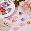 60Pcs 10 Colors Opaque Acrylic Beads OACR-GO0001-06-4