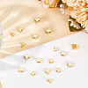 40Pcs 2 Style Brass Beads KK-GO0001-03-4
