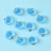 10Pcs Frosted Resin Pendants RESI-YW0004-45A-1