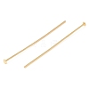 Brass Flat Head Pins KK-N254-47D-G-2