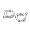 SHEGRACE Brass Spring Ring Clasps XGRPCN018-224P-1