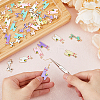 40Pcs 10 Style Alloy Enamel Pendants ENAM-FH0001-48-3
