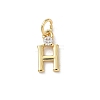 Brass Pave Clear Cubic Zirconia Charms KK-A273-01G-H-1