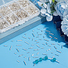2000Pcs 8 Styles Glass Bugle Beads SEED-AR0001-26B-4
