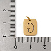 304 Stainless Steel Charms LS-STAS-R001-01G-G-3