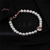 Acrylic Imitated Pearl Beads Bracelets BJEW-AA00086-02RG-4