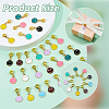 Alloy Enamel European Dangle Charms PALLOY-FH00111-4
