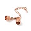 Brass Chain Extender KK-K001-3mm-RG-1