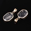 Natural Quartz Crystal Pendants G-N349-04I-G-2