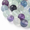 Carved Natural Fluorite Beads Strands G-L527-02A-2