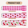 3 Rolls 3 Styles Polyester Ribbon OCOR-TA0003-52-4