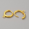 Brass Hoop Earring Findings LS-FIND-WH0110-802C-G-1
