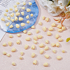 120Pcs 2 Styles Dyed Synthetic Coral Beads G-DC0001-48-4