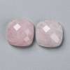 Natural Rose Quartz Cabochons G-L553-39-2