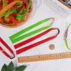 Gorgecraft 10Pcs 2 Colors Elastic Rubber Compatible with PU Leather Catapult FIND-GF0004-76-3