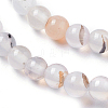 Natural Agate Beads Strands G-I261-B03-4mm-3