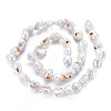 Natural Keshi Pearl Beads Strands PEAR-S021-071-2