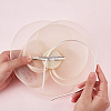 Hat Flower Mesh Organza Feathers on a Hair Band Party Headwear for Girls and Women OHAR-WH0051-009-3