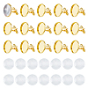 DIY Blank Dome Brass Cufflink Making Kits BUTT-DC0001-14-1