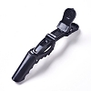 Plastic Alligator Hair Clips OHAR-WH0016-09E-1