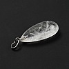 Natural Quartz Crystal Pendants G-P474-01P-15-4