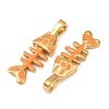 304 Stainless Steel Enamel Pendants STAS-C150-01D-02-2