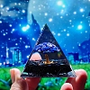Orgonite Pyramid Resin Display Decorations TREE-PW0001-63A-1