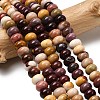 Natural Mookaite Beads Strands G-A280-A25-02-1