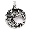 304 Stainless Steel Pendants STAS-B057-03AS-1