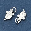 925 Sterling Silver Flower Charms STER-A050-05S-2