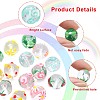 14Pcs 7 Styles Handmade Lampwork Beads LAMP-CJ0001-75-3
