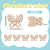 30Pcs Glass Rhinestone Cabochons FIND-MA0001-16A-2
