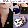20Sets Rack Plating Brass Brooch Finding KK-HY0004-11-5
