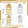 20Pcs 2 Sizes 2 Colors Organza Bags OP-LP0001-06-2