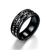 201 Stainless Steel Rhinestone Finger Ring FS-WGE7DD5-06-1