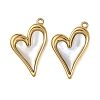 Natural Freshwater Shell Pendants STAS-G397-23G-01-1