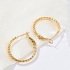 304 Stainless Steel Hoop Earrings For Women EJEW-B114-02A-G-2